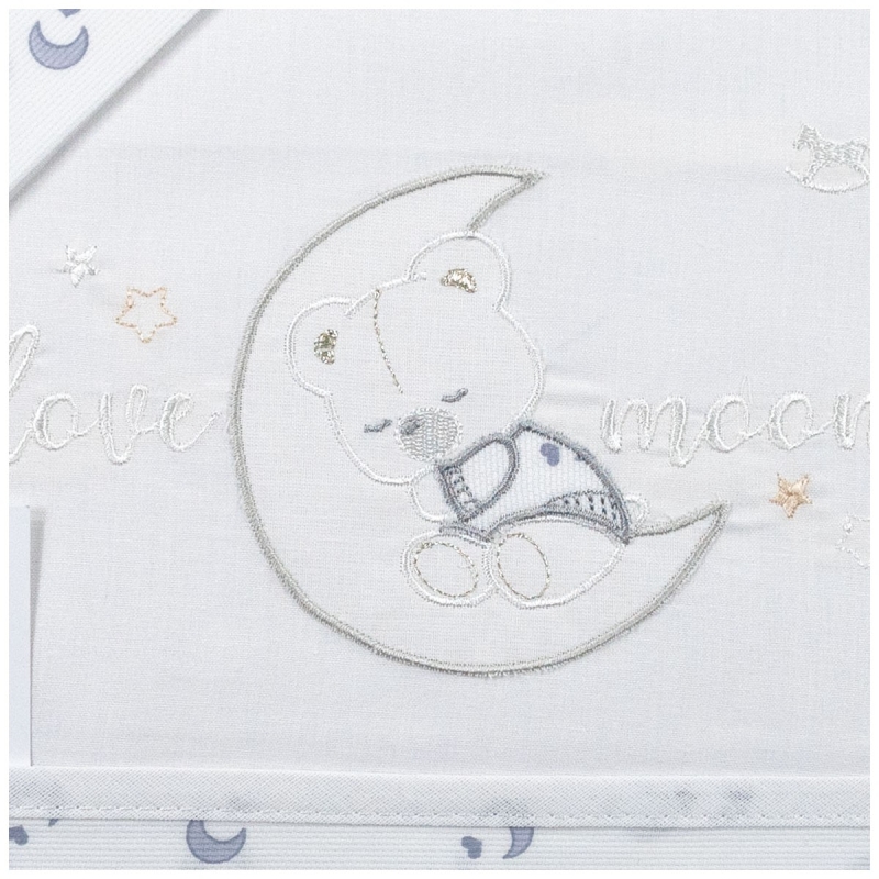 Cot Bedding Set - Love Moon - Mio...