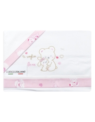Ti voglio bene - Cot sheet set Mio Piccolo LL961