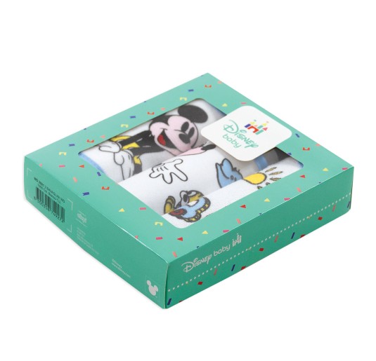 MICKEY MOUSE - 3 bibs set art. WD9553B