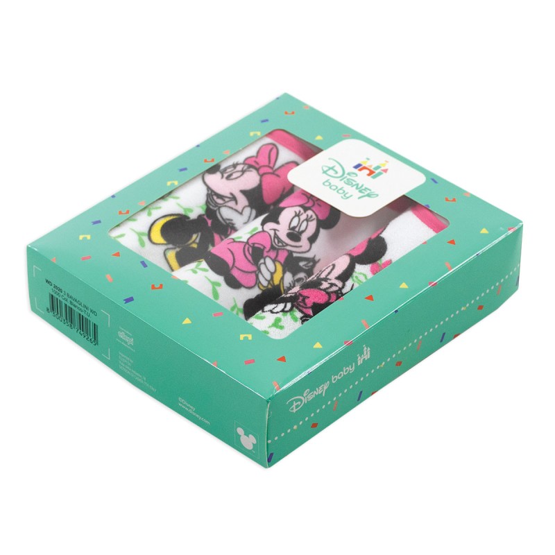 Minnie - Confezione di 3 bavaglini spugna - Disney WD2020