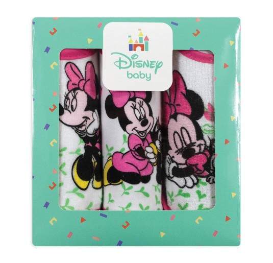 Minnie Mouse – Set of 3 Terry Bibs - Disney WD2020 2