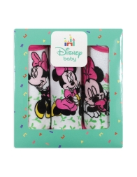 Minnie - Confezione di 3 bavaglini spugna - Disney WD2020
