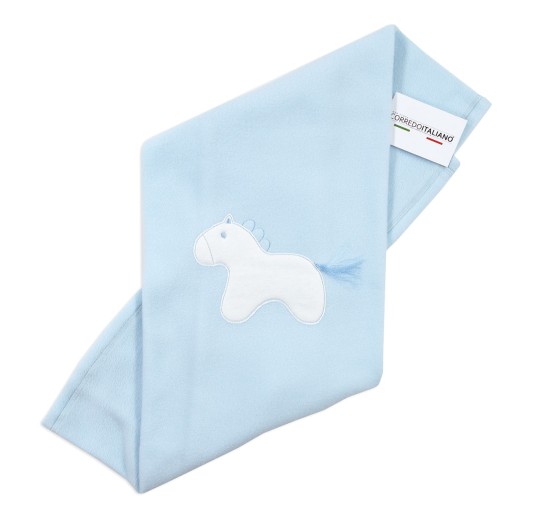 Little Horse - Fleece blanket for cradle pram - Coccode' Firenze C62452 2