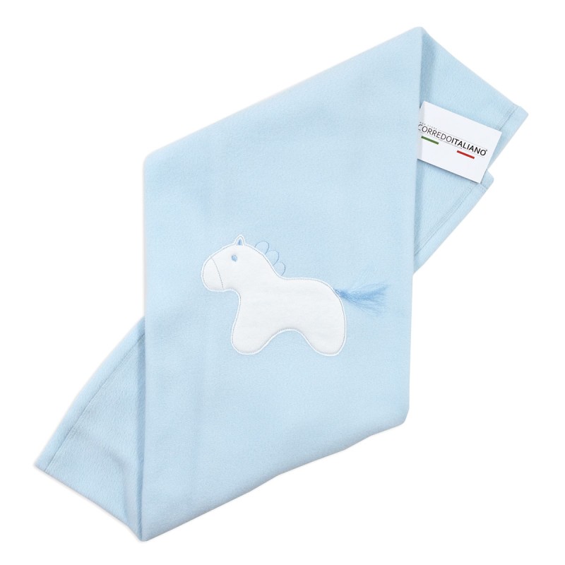 Little Horse - Fleece blanket for cradle pram - Coccode' Firenze C62452