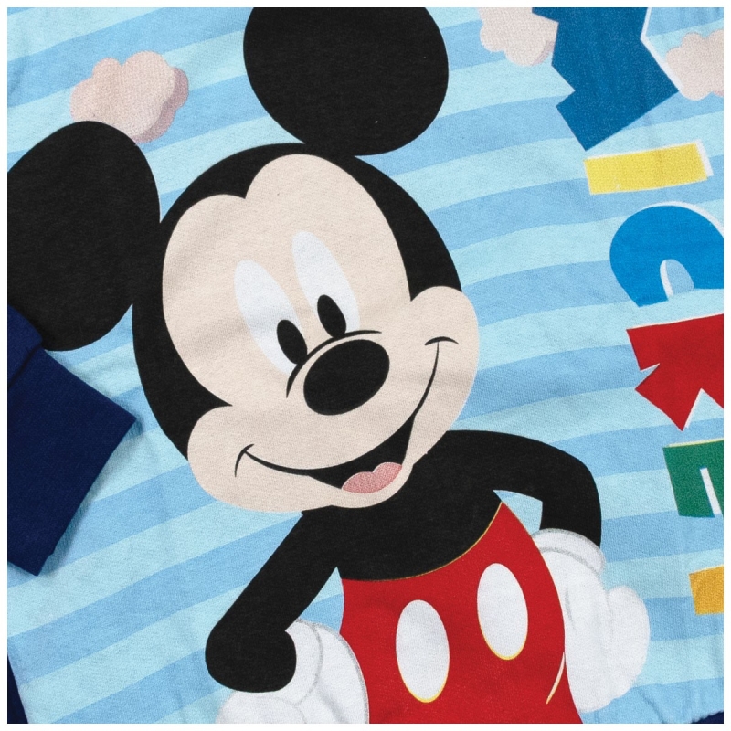 Detail of Mickey Mouse Disney baby fleece cotton pajamas