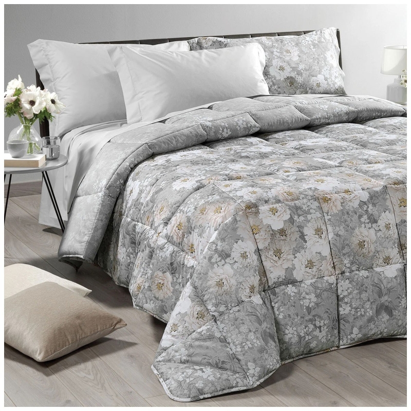 Trapunta invernale matrimoniale - Kioto Flowers