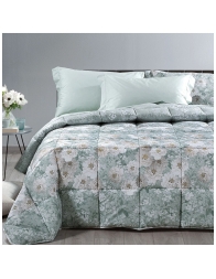 Winter Quilt for Queen/King Bed 260x265 cm - Kioto Flowers - Caleffi Home