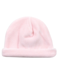 cappellino di ciniglia neonata rosa Coccode’ Firenze