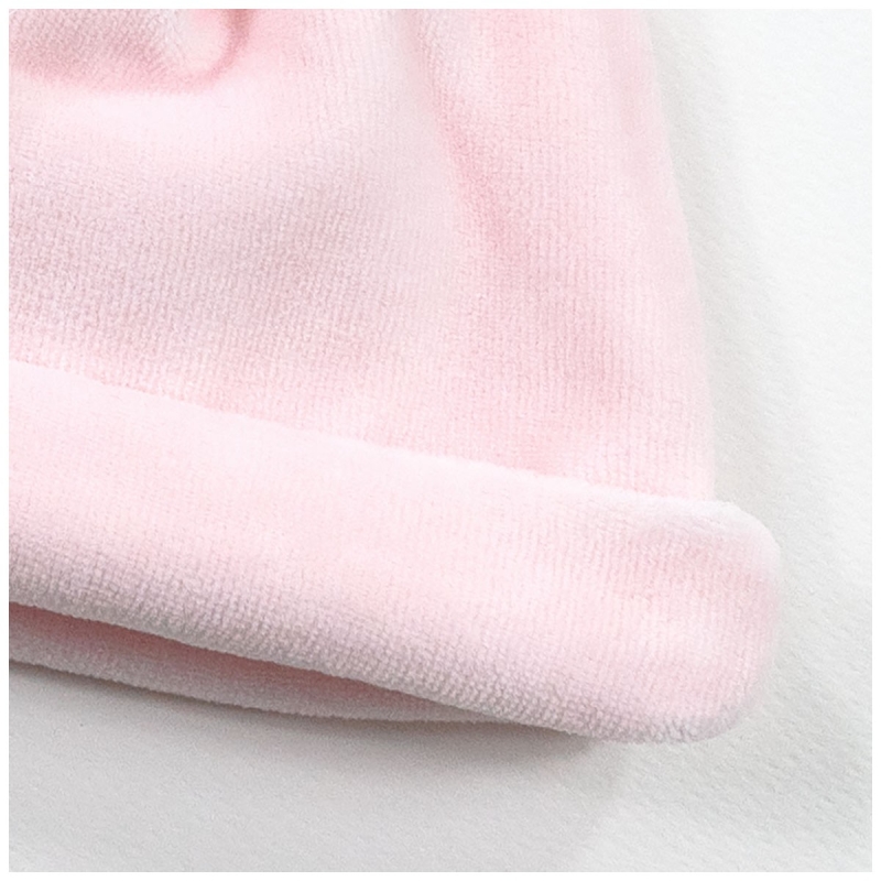 cappellino di ciniglia neonata caldo e morbido