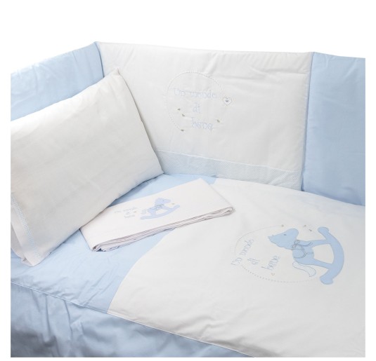 Set copripiumino con paracolpi e set lenzuola -...