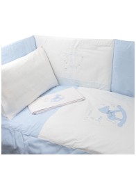 Duvet Cover Set with Bumper and Sheet Set – Rocking Horse – Dolci Sogni