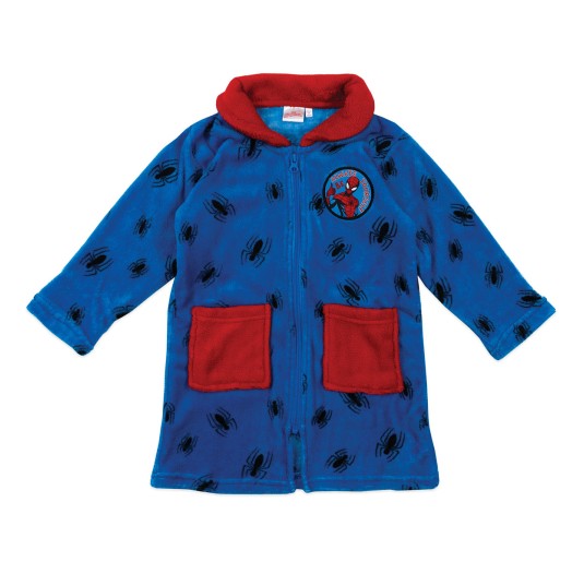 Vestaglia bambino in pile Spider-Man blu Marvel