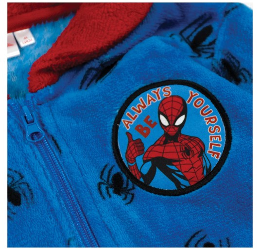 Vestaglia bambino in pile Spider-Man blu Marvel 2