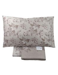 Elena - flannel double bed sheet by Corredo Italiano® maxi size