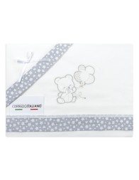 Flannel Pram Cradle sheets set - Mio Piccolo FLC317