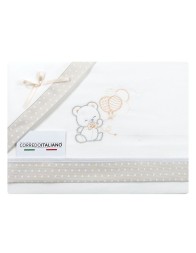 Flannel Pram Cradle sheets set - Mio Piccolo FLC317