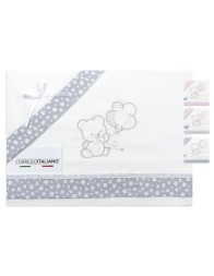 Flannel Pram Crib bed sheet set - Mio Piccolo FLC317