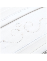 Cot Crib sheet set embroidered by hand LL85199PA