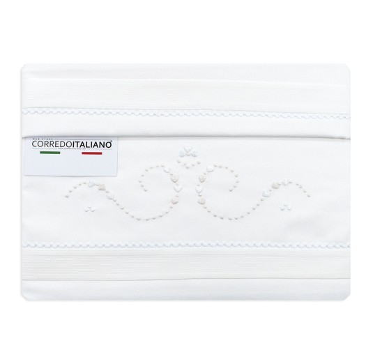 Cot Crib sheet set embroidered by hand LL85199PA 2