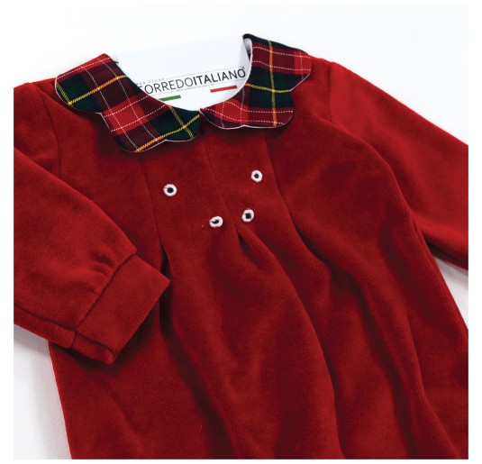 Christmas Velour romper - Klaiadì K107TC 2