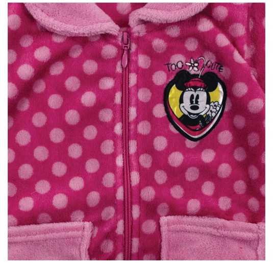 Vestaglia bambina in pile - Minnie - Disney HY2047B 2