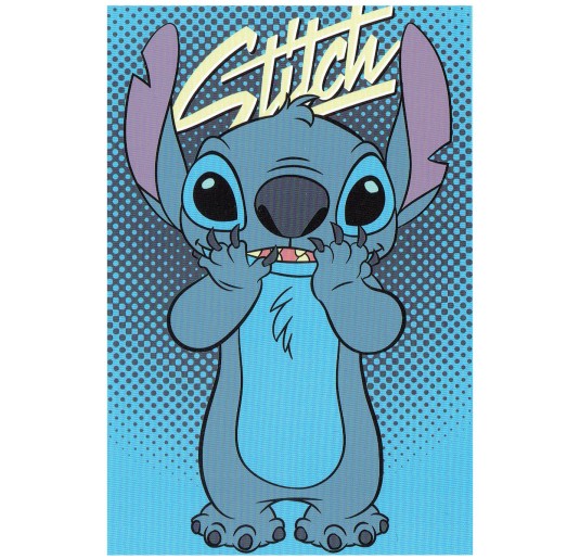 Lilo & Stitch - plaid in pile 100x150 cm SMA1030