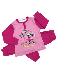 Pigiama Minnie bambina in caldo cotone Disney invernale
