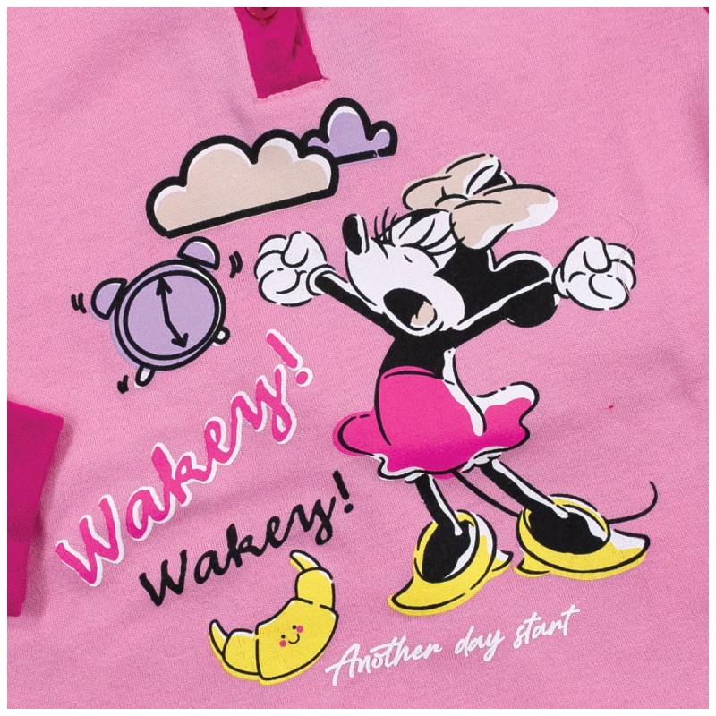 Dettaglio stampa Minnie pigiama bambina caldo cotone