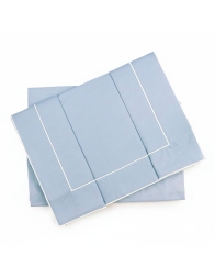 Piping - percale double bed sheet set by Corredo Italiano®