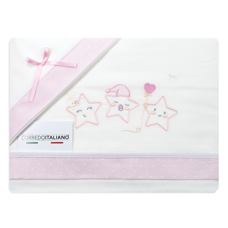 Flannel Cot Sheet Set – Little Stars...