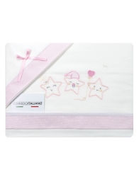 Flannel Cot Sheet Set – Little Stars – Mio Piccolo FLL311