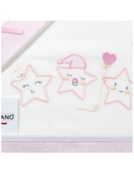Flannel Cot Sheet Set – Little Stars – Mio Piccolo FLL311