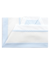 Cradle and pram sheet set with embroiderable Aida fabric – Fatina 44682