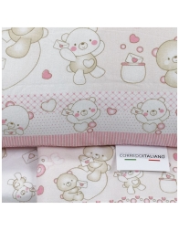 Set lenzuola in flanella per lettino - Nazareno Gabrielli 3972R