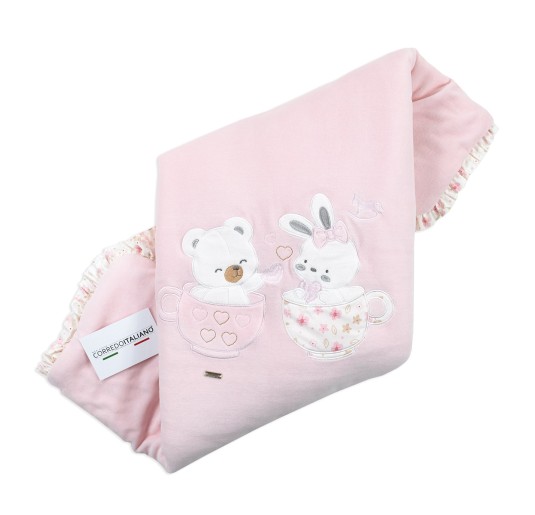 Copertina in ciniglia per culletta - Mio Piccolo MPC386