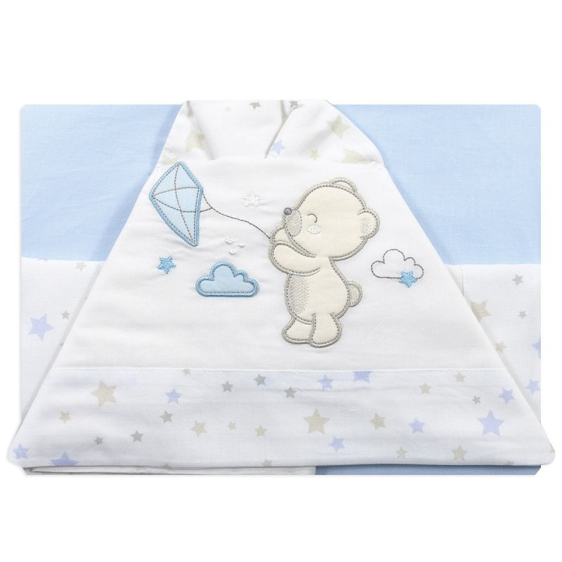 Set lenzuola culletta e carrozzina - Bruco Bruco EC2169