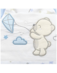 Set lenzuola culletta e carrozzina - Bruco Bruco EC2169