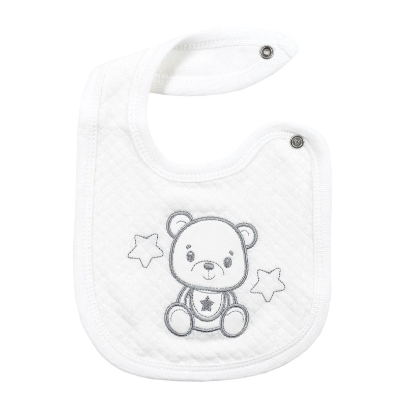 Bavetta Cotone ricamata con chiusura...