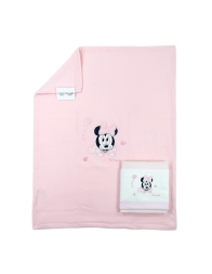 Minnie coordinato ricamato culletta e carrozzina - Disney CP02PL