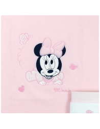 Minnie coordinato ricamato culletta e carrozzina - Disney CP02PL
