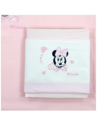 Minnie coordinato ricamato culletta e carrozzina - Disney CP02PL
