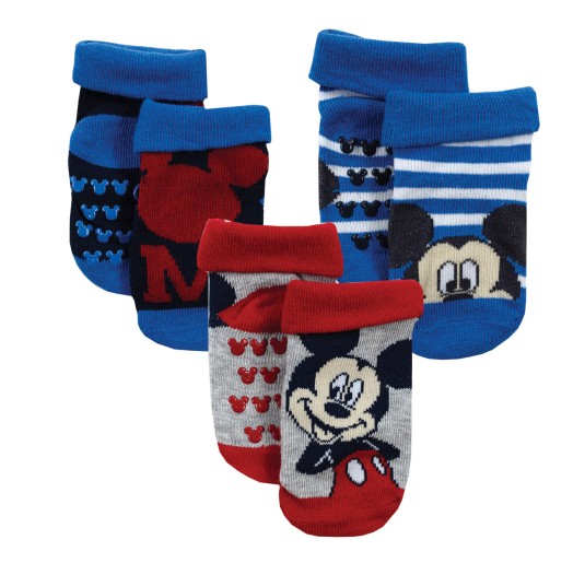 Calzini antiscivolo invernali neonato Disney Mickey Mouse
