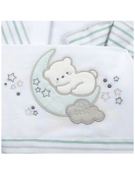 Little Bear - Cradle Pram sheet set Bruco Bruco EC2176