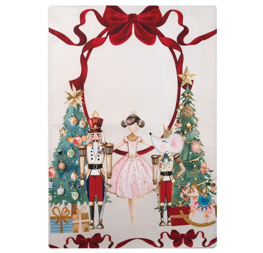 Merry Christmas - Christmas dish towel with HD digital print