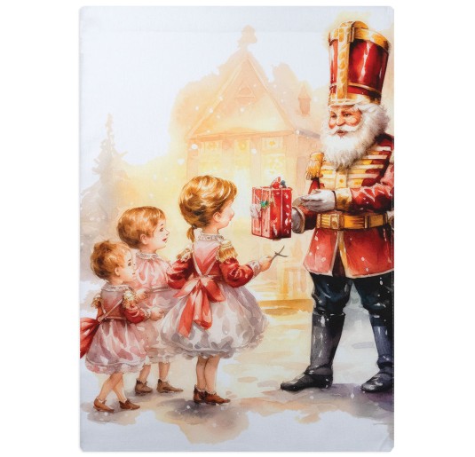 Noel - Christmas dish towel with HD digital print