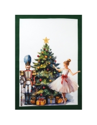 Christmas cotton tea towels with HD print Corredo Italiano