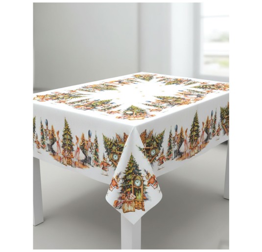 Tovaglia natalizia Schiaccianoci elegante per la tavola delle feste