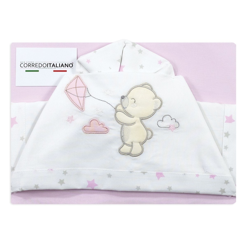 Cradle Pram sheet set coton - Bruco...
