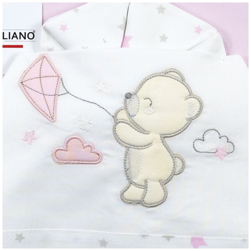 Cradle Pram sheet set coton - Bruco...