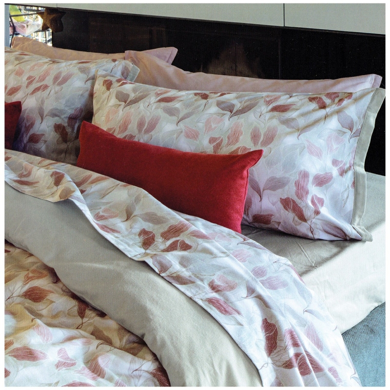 Blush - flannel double bed sheets set - Maestri Cotonieri